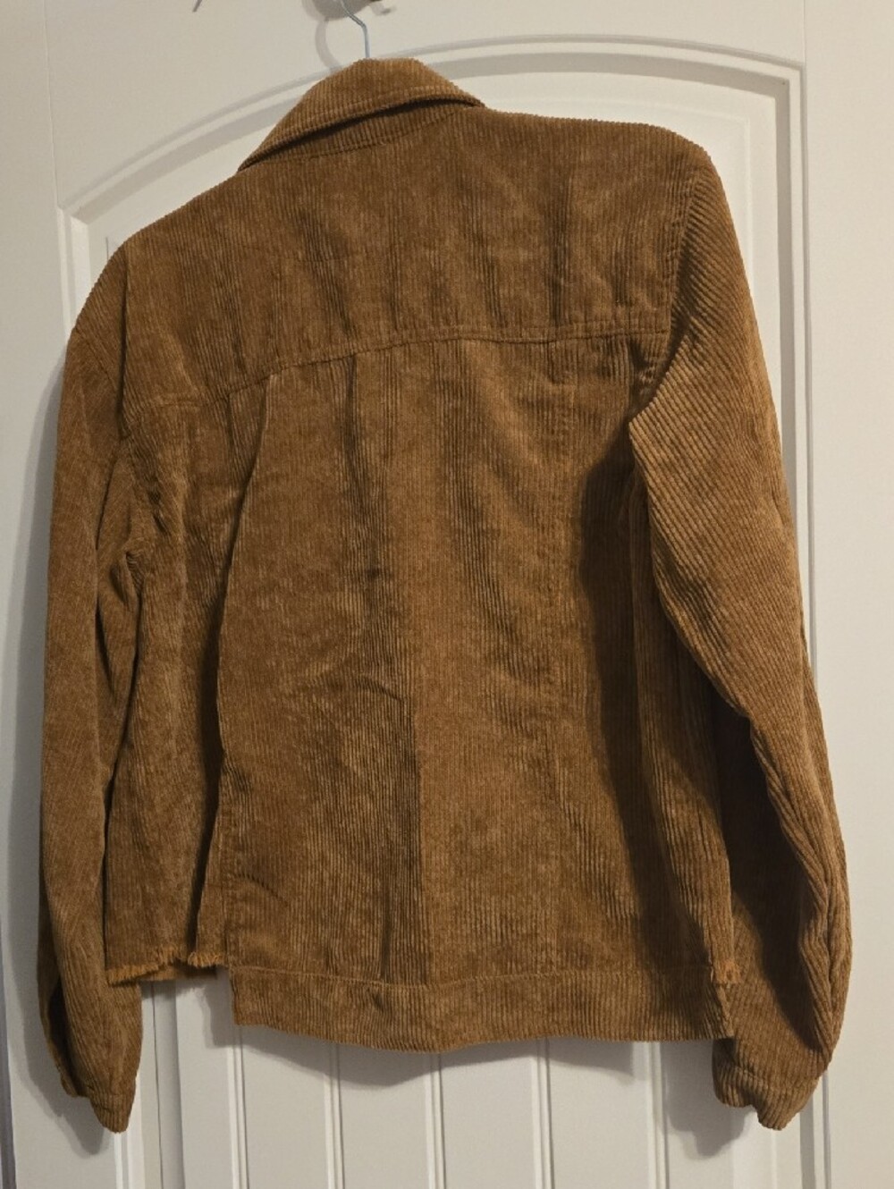 Zenana Outfitters Women's Corduroy Shirt Jacket in Brown - Picture 4 of 4